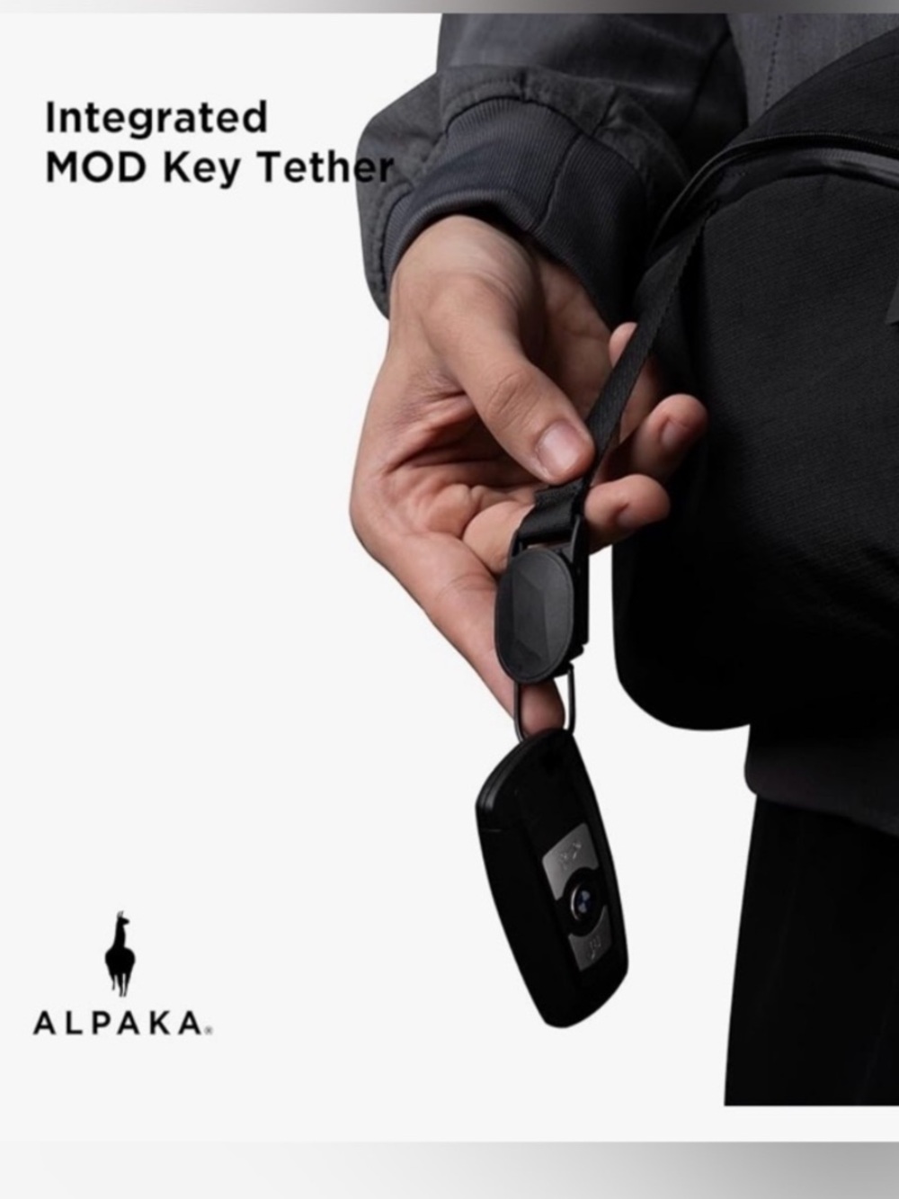 Alpaka Flight Sling 2L - black with grey inside - Picture 6 of 9